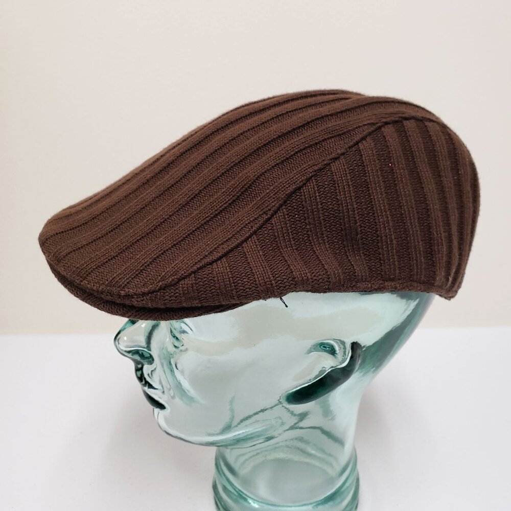 Linea Uomo Mens Brown Cap Hat Size L/XL - Picture 3 of 10